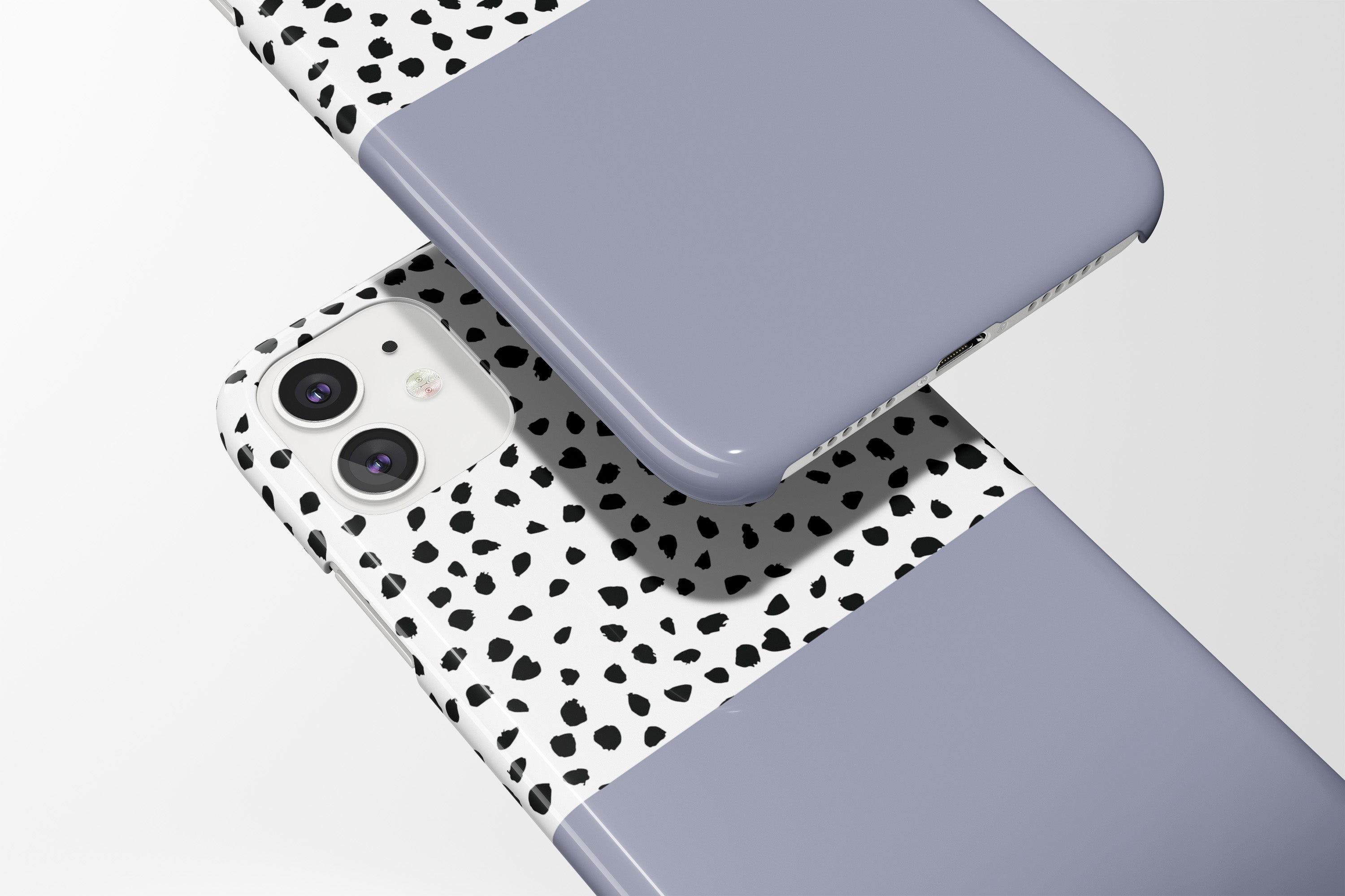 Geo Dots (Pastel Blue) Mobile Phone Cases - Casetful