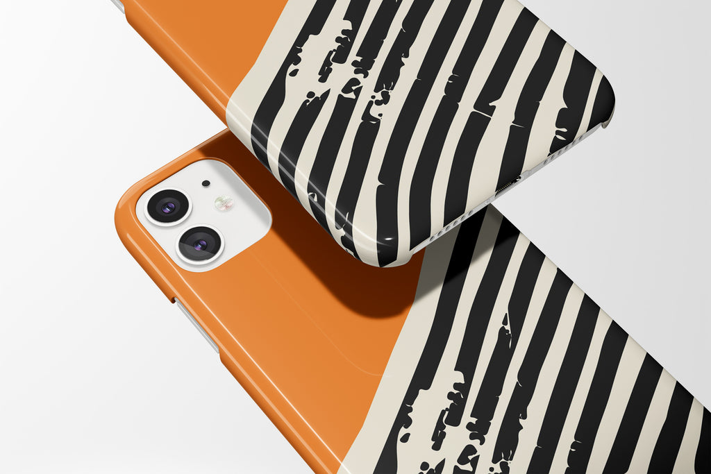 Modern Orange Mobile Phone Cases - Casetful