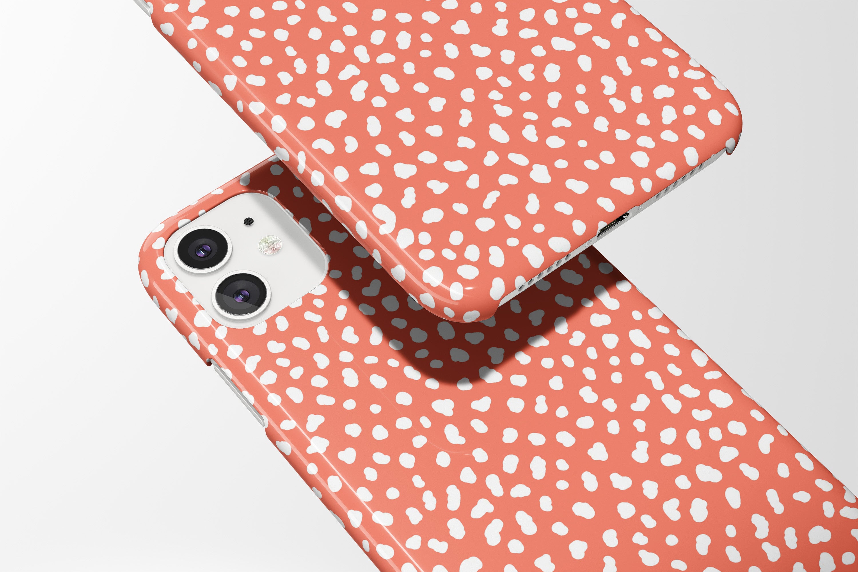 Dotty (Coral) Mobile Phone Cases - Casetful