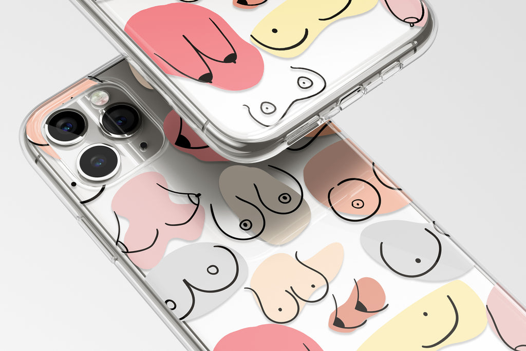 Rainbow Boobs Mobile Phone Cases - Casetful