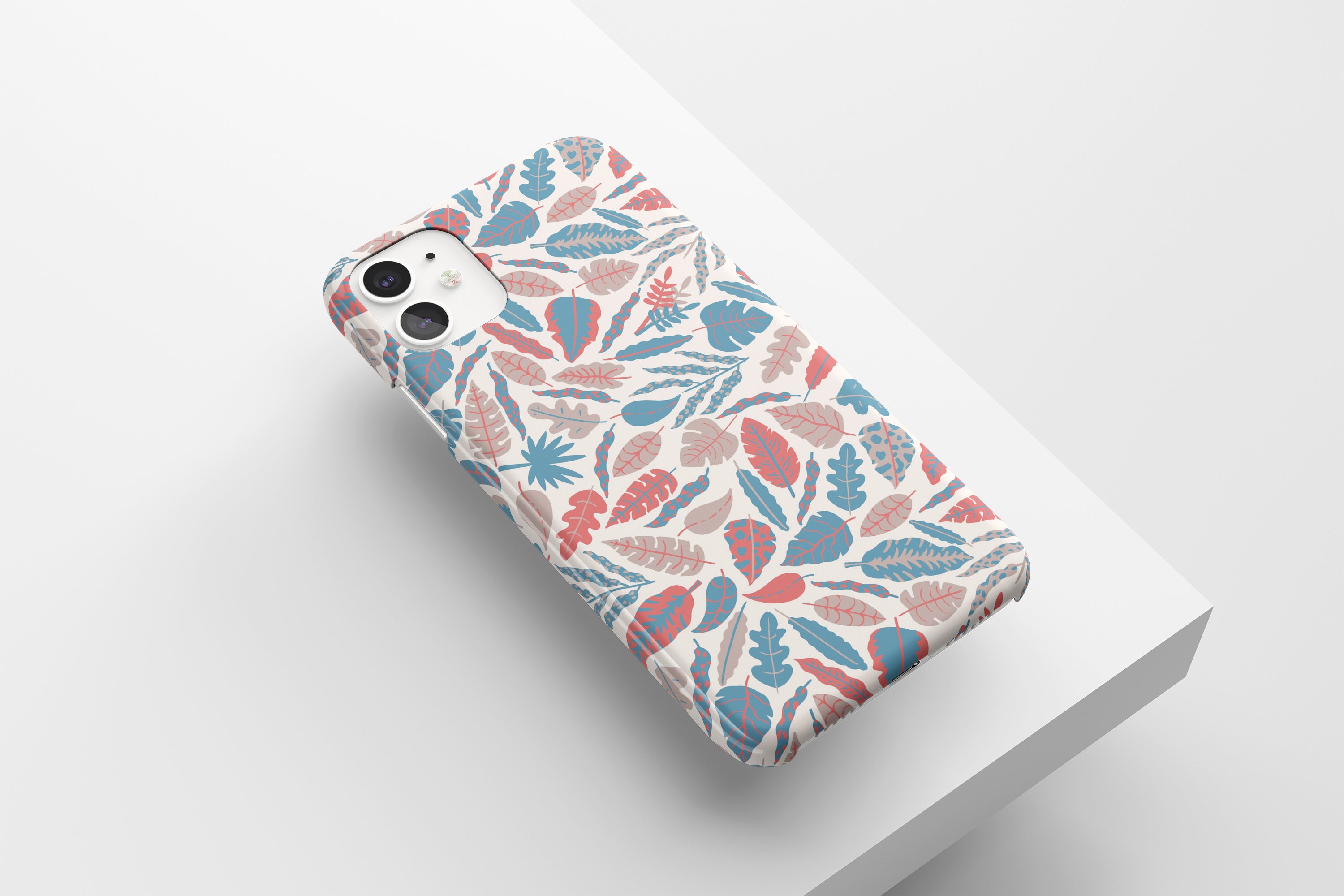 Pastel Leaves Mobile Phone Cases - Casetful