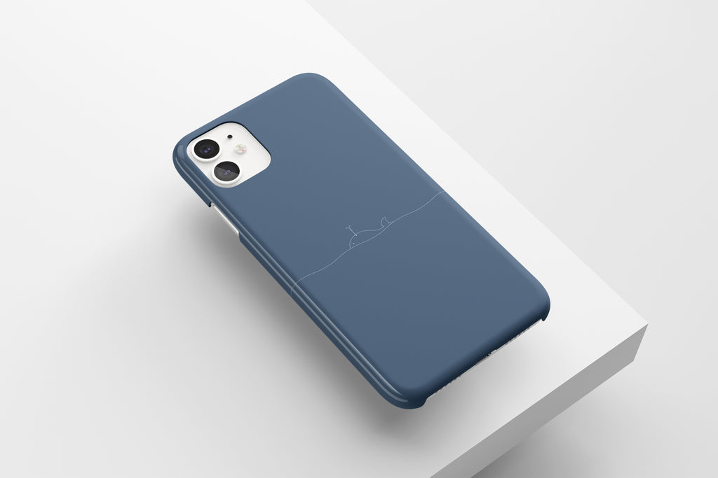 Whale Minimal Mobile Phone Cases - Casetful