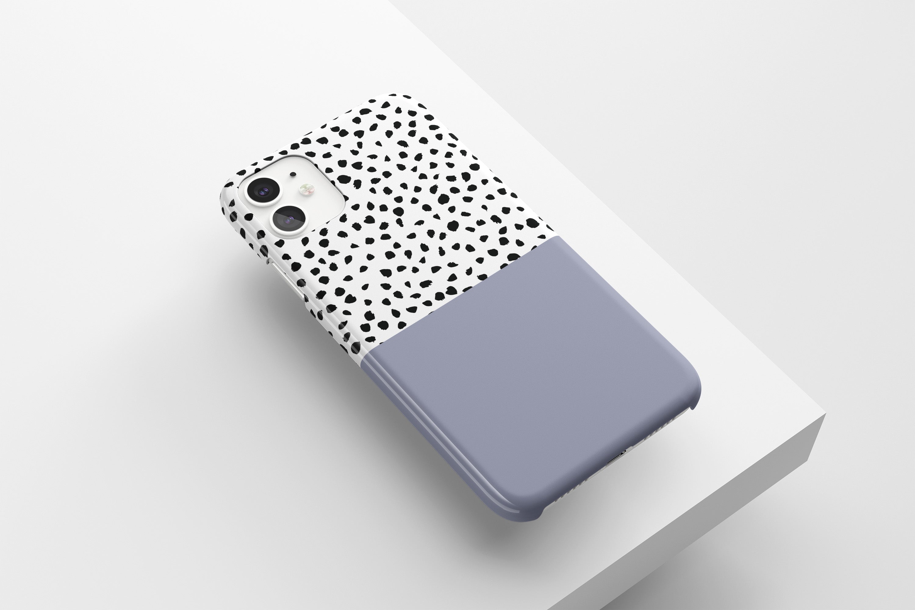 Geo Dots (Pastel Blue) Mobile Phone Cases - Casetful