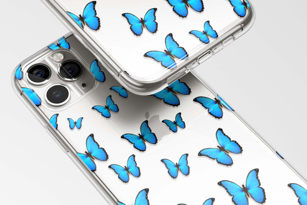 Blue Butterfly Mobile Phone Cases - Casetful