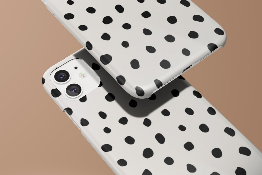 Grey Dots Mobile Phone Cases - Casetful