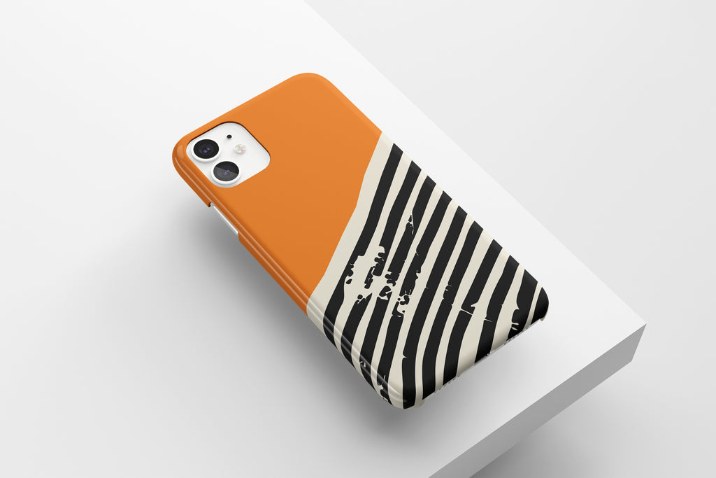 Modern Orange Mobile Phone Cases - Casetful