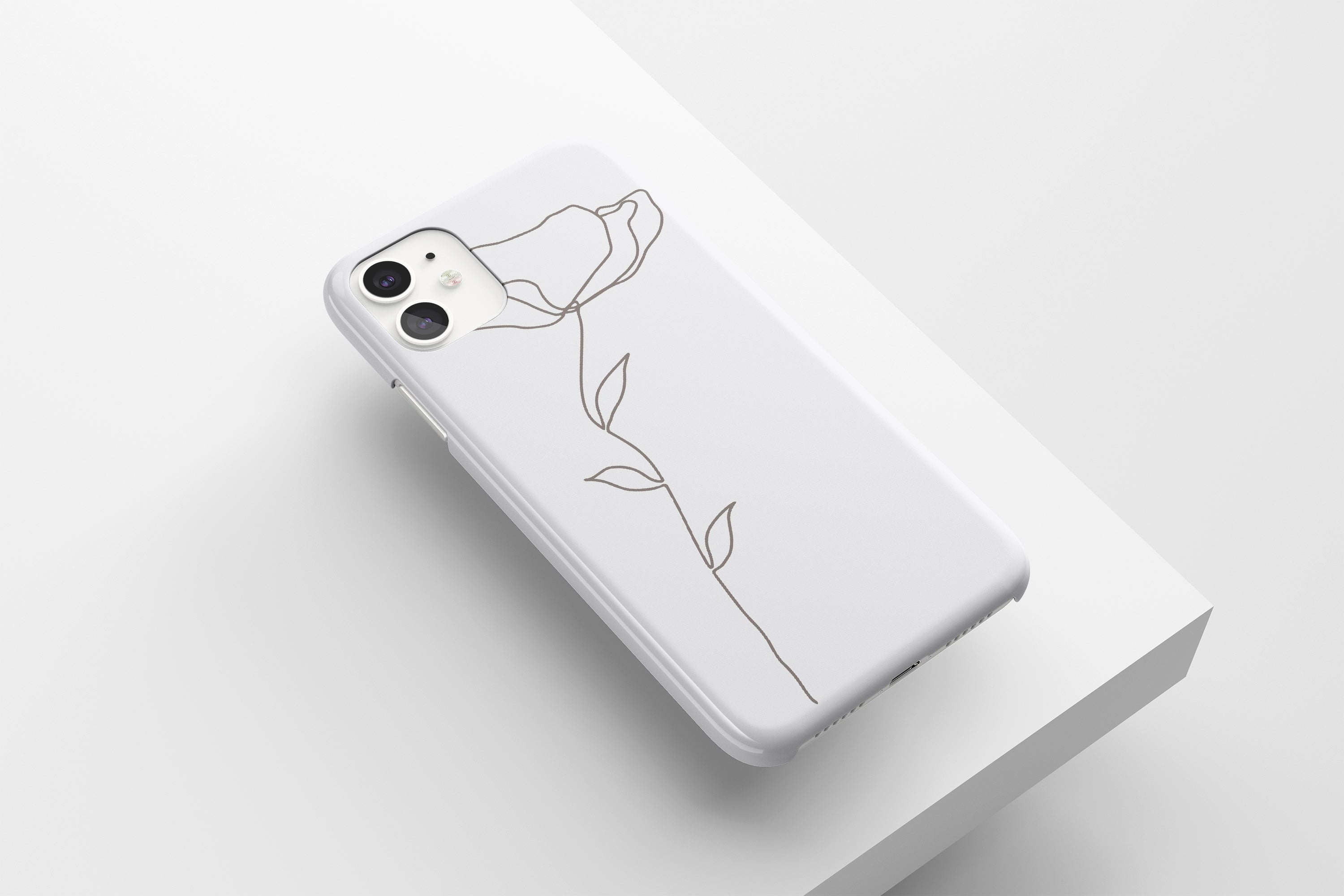 Flower Line Art Mobile Phone Cases - Casetful