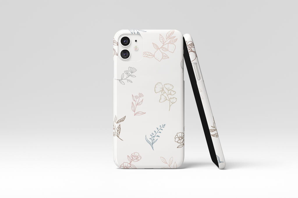 Minimal Flower Mobile Phone Cases - Casetful