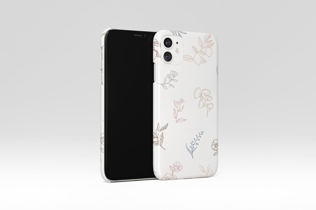 Minimal Flower Mobile Phone Cases - Casetful