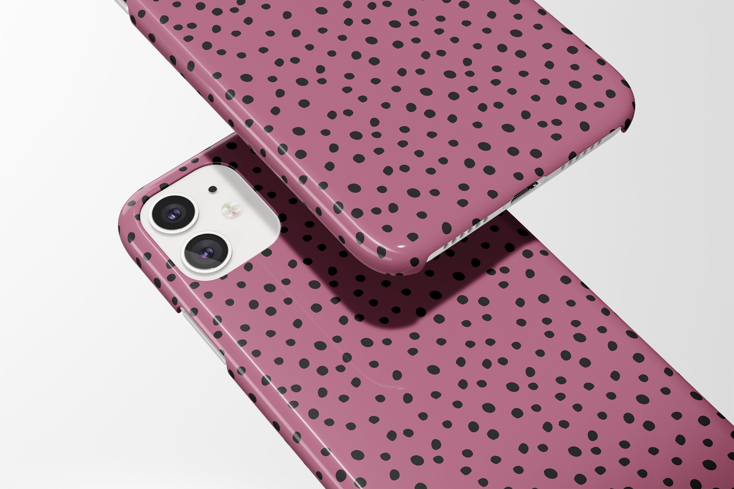 Dalmatian (Violet) Mobile Phone Cases - Casetful
