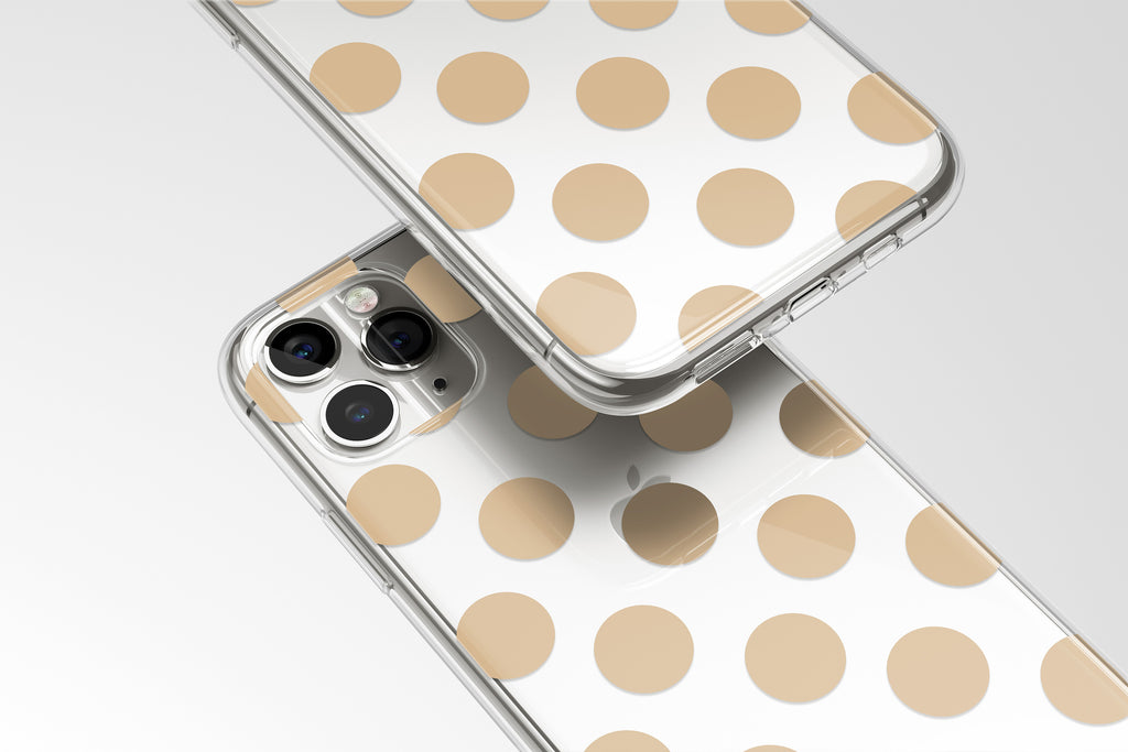 Polka Dot (Nude) Mobile Phone Cases - Casetful