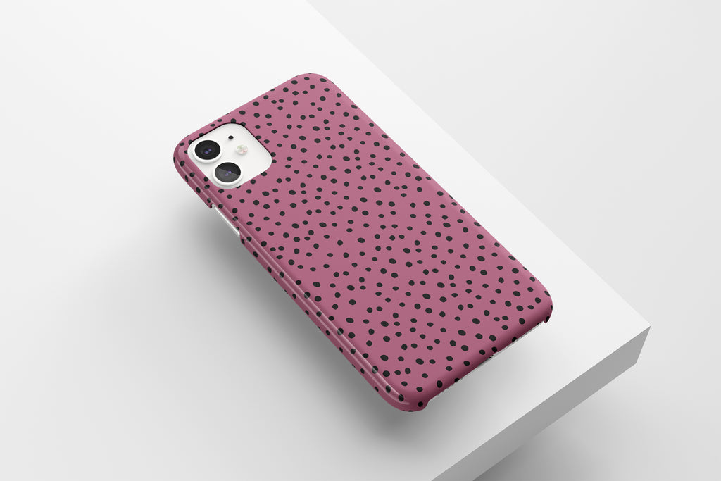 Dalmatian (Violet) Mobile Phone Cases - Casetful