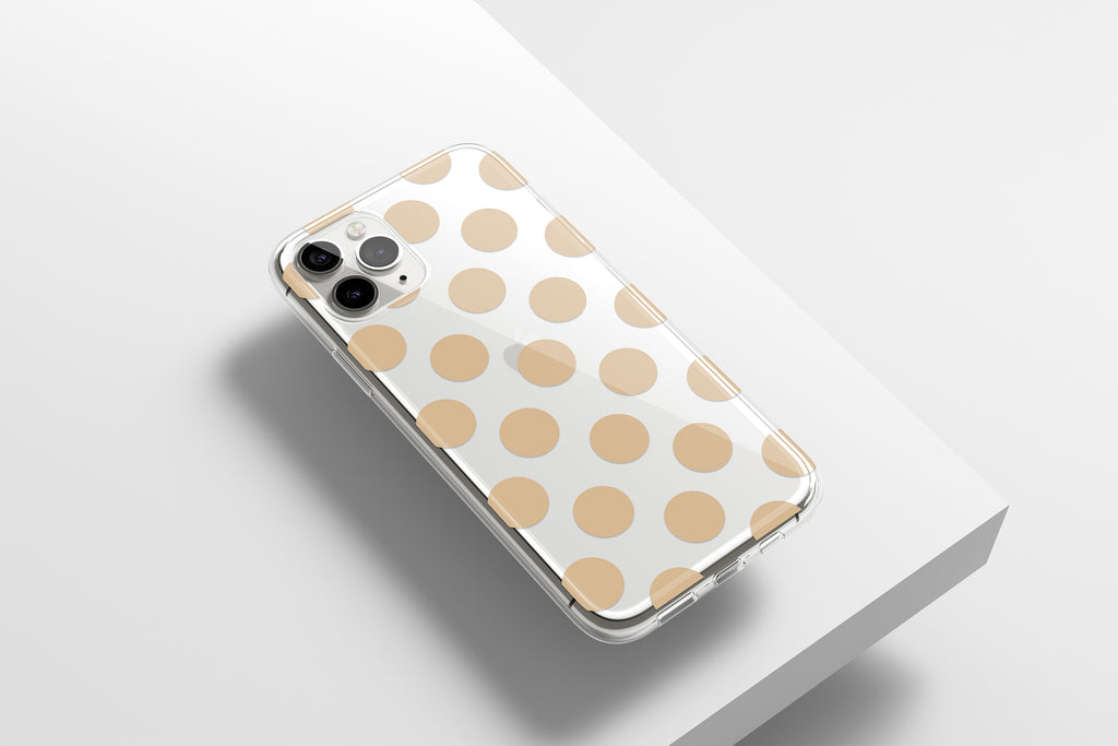Polka Dot (Nude) Mobile Phone Cases - Casetful
