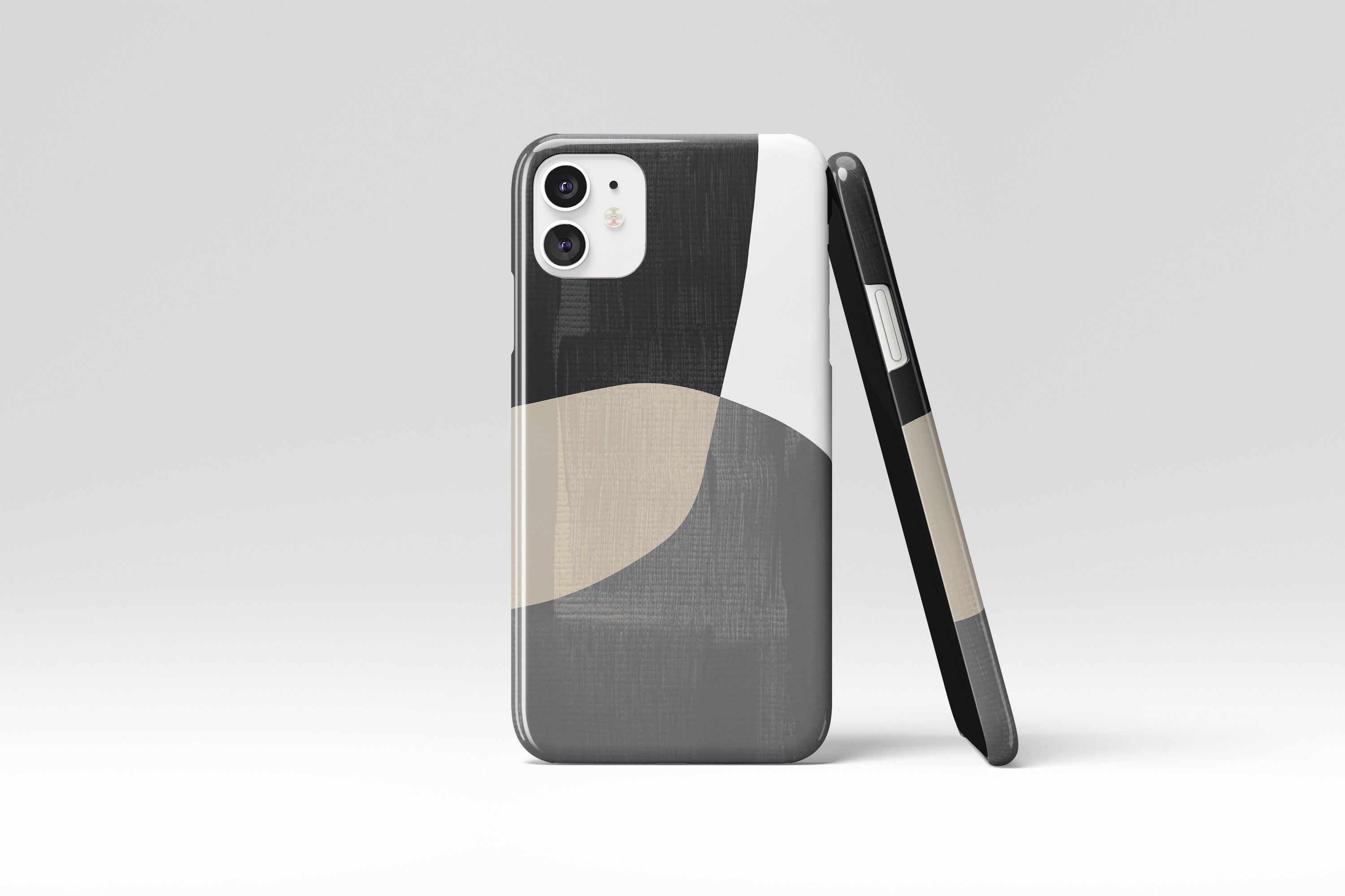 Monochrome Block Mobile Phone Cases - Casetful